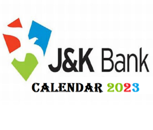 J&K Bank Calendar 2023 PDF